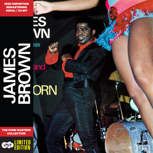 the album cover for James Brown - Popcorn