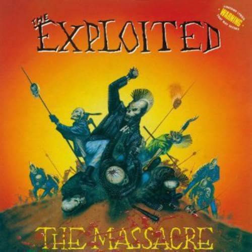 the album cover for Xploited - The Massacre