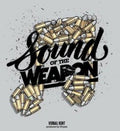 the album cover for Verbal Kent - Sound of the Weapon