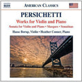 the album cover for Hasse Borup - Works for Violin & Piano