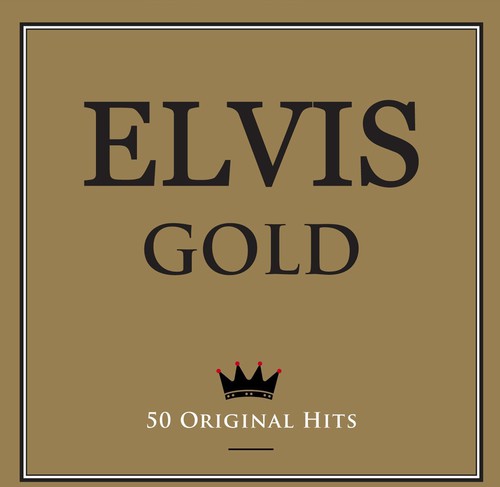 the album cover for Elvis Presley - Gold