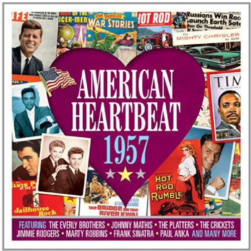 the album cover for American Heartbeat 1957 / Various Uk - American Heartbeat 1957 / Various