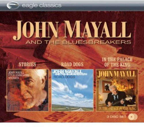 the album cover for John Mayall & The Bluesbreakers - Stories and Road Dogs and In The Palace Of The King