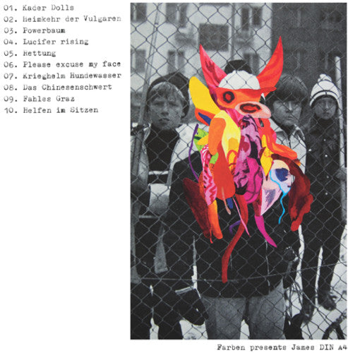 the album cover for Farben - Farben Presents James Din A4