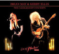 the album cover for Brian May & Kerry Ellis - The andelight Concerts Live At Montreux 2013