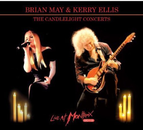 the album cover for Brian May & Kerry Ellis - The andelight Concerts Live At Montreux 2013