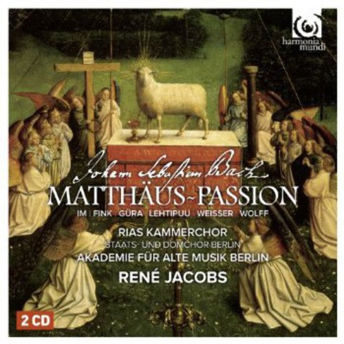the album cover for Bach, JS / Im / Fink / Jacobs - St Matthew Passion
