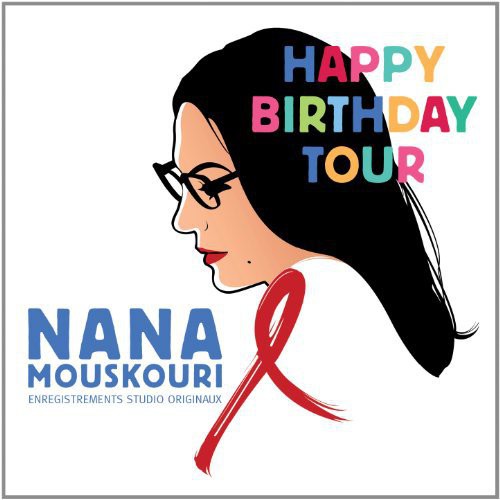 the album cover for Nana Mouskouri - Happy Birthday Tour