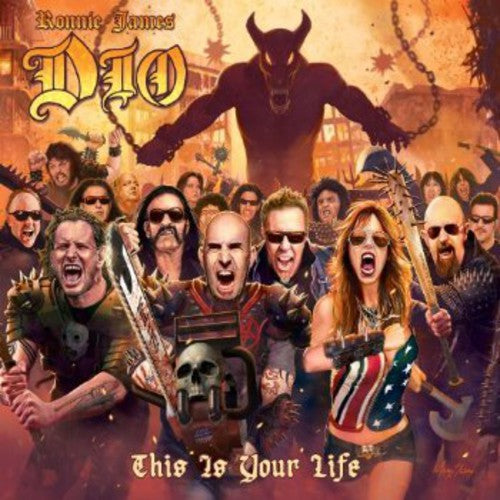 the album cover for Ronnie James Dio - Ronnie James Dio: A Tribute to - This Is Your Life