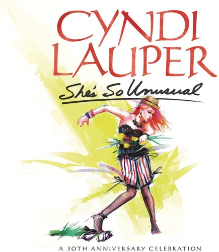 the album cover for Cyndi Lauper - She's So Unusual: A 30th Anniversary Celebration