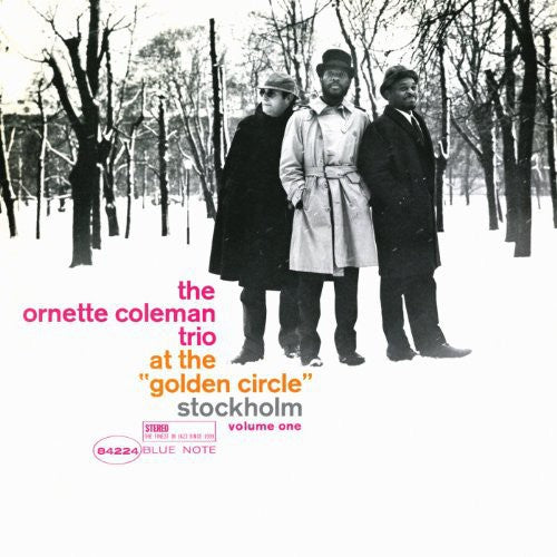 the album cover for The Ornette Coleman Trio - The Ornette Coleman Trio At The Golden Circle Stockholm Vol. 1 [Vinyl]