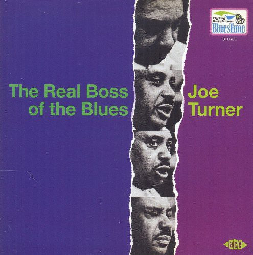 the album cover for Joe Turner - Real Boss of the Blues
