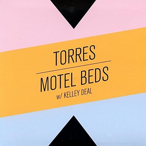 the album cover for Torres/Motel Beds - Harshest Light / Tropics of the Sand