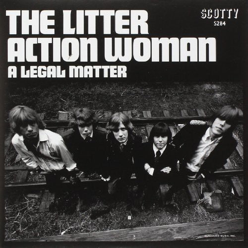 the album cover for Litter The - Action Woman / a Legal Matter