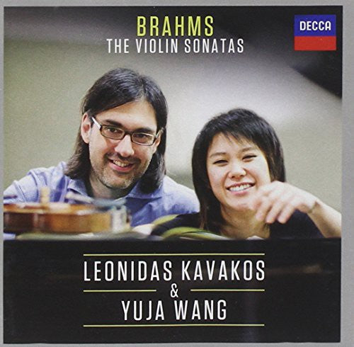 the album cover for Leonidas Kavanos / Wang,Yuja - Brahms Violin Sonatas