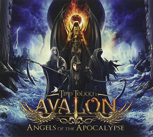 the album cover for Timo Tolkki’s Avalon - Angels of the Apocalypse