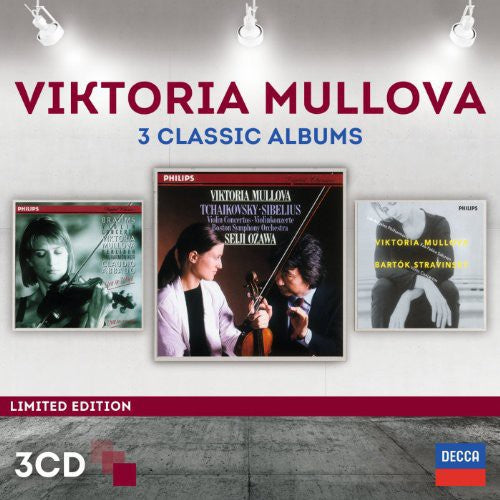 the album cover for Viktoria Mullova - Three Classic Albums