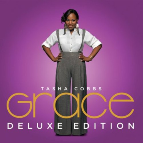 the album cover for Tasha Cobbs - Grace [Deluxe]