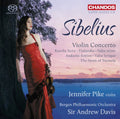 the album cover for Sibelius/Tchaikovsky - Violin Concerto