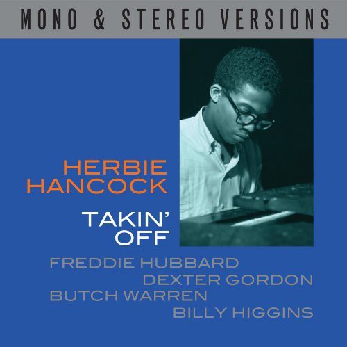 the album cover for Herbie Hancock - Takin' Off Mono Stereo