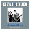 the album cover for Dylan Vs Seeger - Singer & the Song