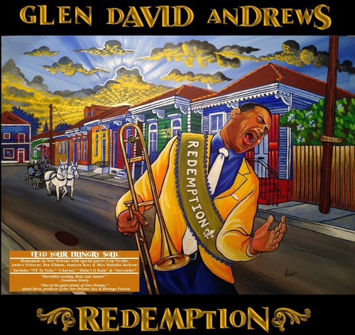 the album cover for Glen Andrews David - Redemption