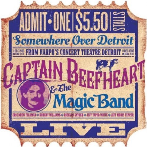 the album cover for Captain Beefheart - Harpos Detroit Dec 11th 1980