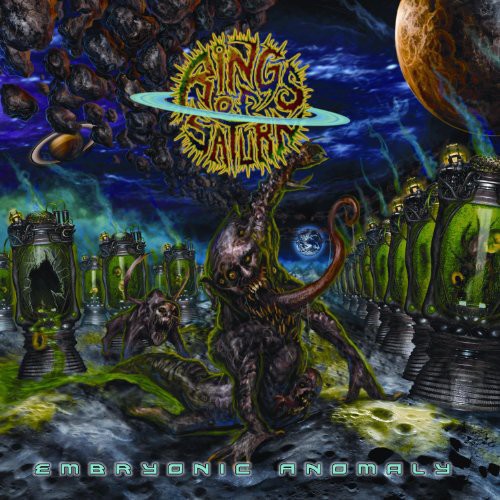 the album cover for Rings Of Saturn - Embryonic Anomaly [LP]