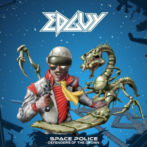 the album cover for Edguy - Space Police