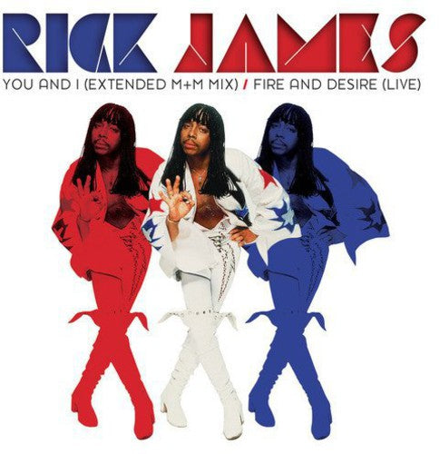 the album cover for Rick James - James, Rick : You & I/Fire & Desire Single