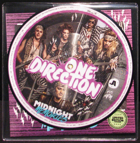 the album cover for One Direction - One Direction : Midnight Memories