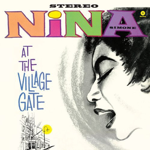 the album cover for Nina Simone - At the Village Gate