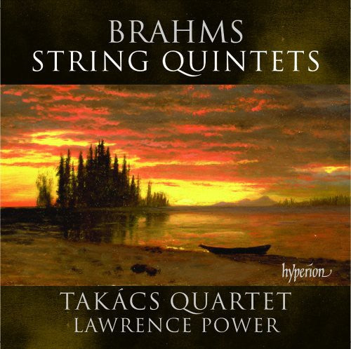 the album cover for Brahms / Power / Takacs Quartet - String Quintets 1 & 2