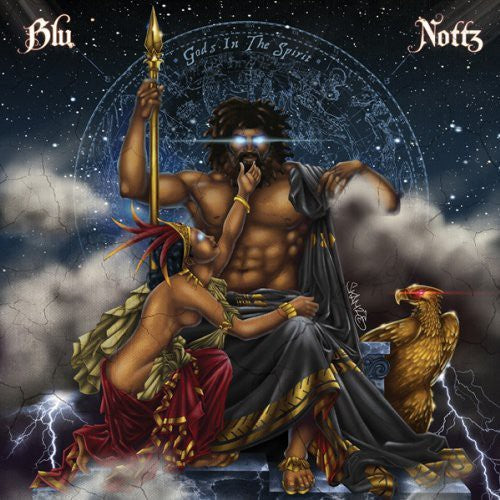 the album cover for Blu & Nottz - Gods In The Spirit [Digipak]