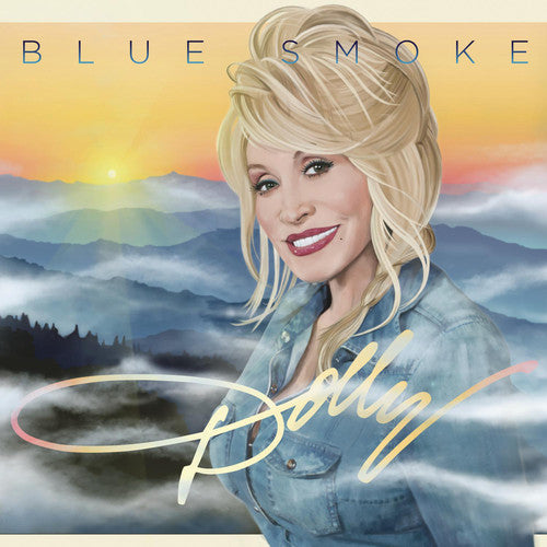 the album cover for Dolly Parton - Blue Smoke [Vinyl]