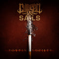 the album cover for Cursed Sails - Rotten Society