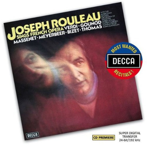the album cover for Rouleau / Matheson / Orchestra Of The Royal Opera - Most Wanted Recitals: Joseph Rouleau Sings French
