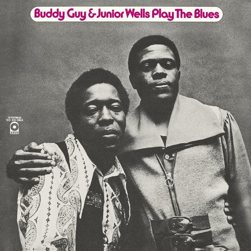the album cover for Buddy Guy & Junior Wells - Play the Blues