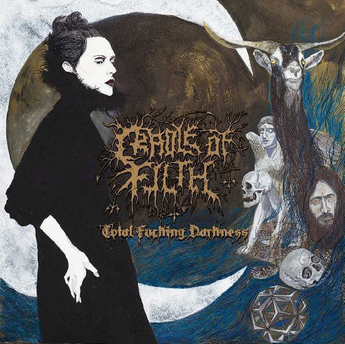 the album cover for Cradle Of Filth - Total Fucking Darkness