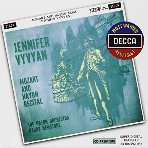 the album cover for Harry Vyvyan Newstone / Haydn Orchestra - Most Wanted Recitals: Jennifer Vyvyan - Mozart &