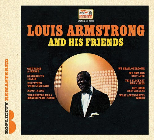 the album cover for Louis Armstrong - And His Friends