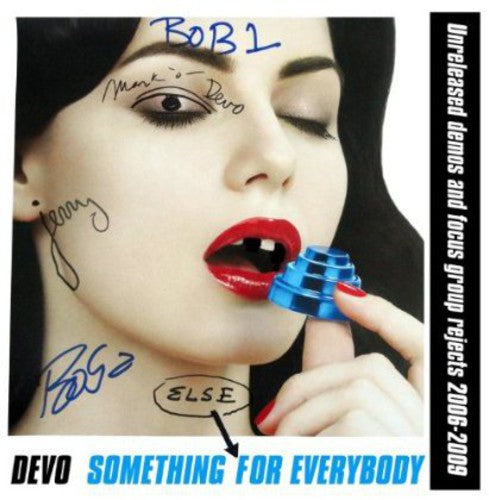 the album cover for Devo - Something Else for Everybody