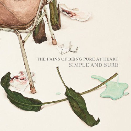the album cover for The Pains Of Being Pure At Heart - Simple & Sure [Vinyl Single]