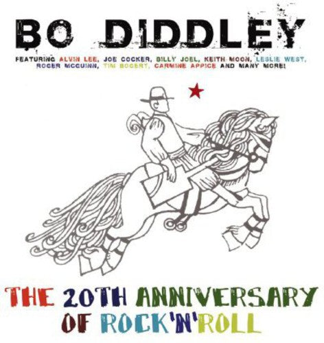 the album cover for Bo Diddley - 20th Anniversary of Rock N Roll