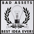 the album cover for Bad Assets / Best Idea Ever - Bad Idea