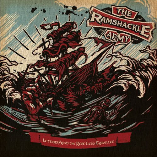 the album cover for Ramshackle Army - Letters from the Road Less Travelled