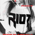 the album cover for Riot - Born in America