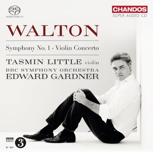 the album cover for Walton - Sym 1 & Violin Cto
