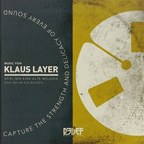 the album cover for Klaus Layer - Spiel Mir Eine Alte Melodie Play Me An Old Melody