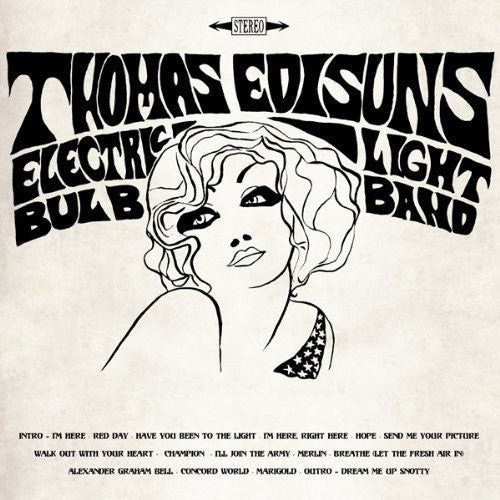 the album cover for Thomas Edisun Electric Light Bulb Band - Red Day Album